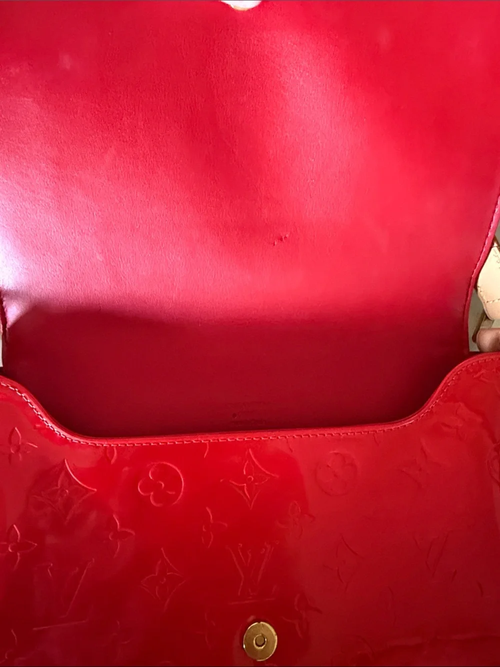 Vintage Louis Vuitton red orange